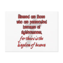 Blessed Are Those Who Are Persecuted Post Cards