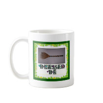 Blessed Be Broom Coffee Mugs