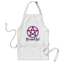 Blessed Be Pentagram Apron