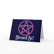 Blessed Be Pentagram Cards