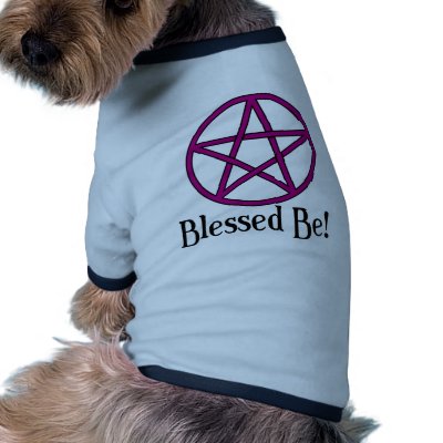Blessed Be Pentagram Doggie Tee by WildWitch