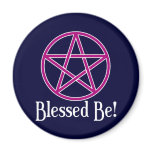 Blessed Be Pentagram magnets