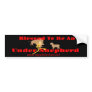 BLESSED BE UNDER SHEPHERD DK BUMPER STICKER