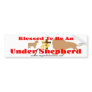 BLESSED BE UNDER SHEPHERD LT BUMPER STICKER