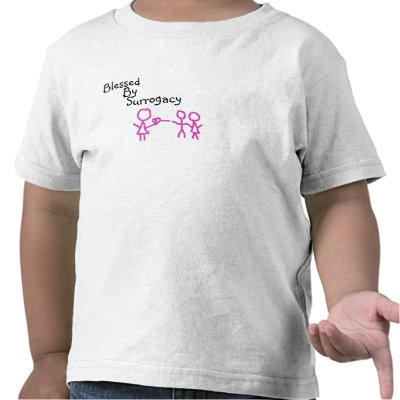 Blessed By Surrogacy Child T-Shirt by familymiraclesonline
