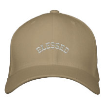 Blessed embroidered hat
