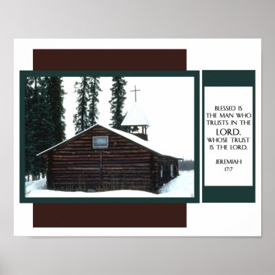 Blessed is the man who trusts in the Lord by Inspiration_Posters