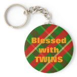 Blessed - Plaid Key Chains