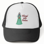 Blessed With Autism Awarness Angel Design Hats