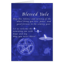 Blessed Yule Card
