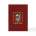 Blessed Yule Wicca Christmas Pentagram Greeting Cards