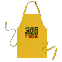 Blessing 5 DAUGHTER Autism T-Shirts & Apparel Apron