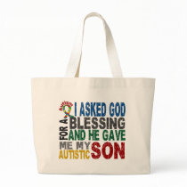 Blessing 5 SON Autism T-Shirts & Apparel Tote Bags