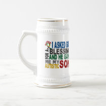 Blessing 5 SON Autism T-Shirts & Apparel Mugs