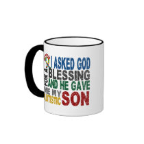 Blessing 5 SON Autism T-Shirts & Apparel Mug