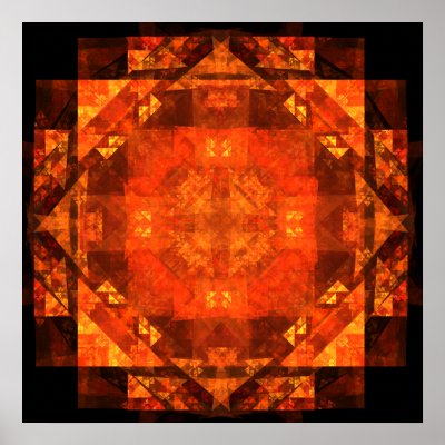 Blessing Abstract Art Print by OniArts