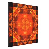 Blessing Abstract Art Wrapped Canvas Print