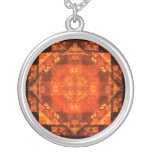 Blessing Abstract Silver Necklace