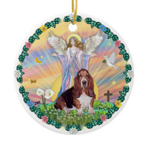 Blessing - Basset Hound 1 Christmas Ornament