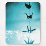 Blessing Cranes Mouse Pads