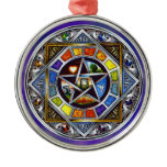 Blessing of Elements Premium Round Ornament