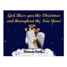 Blessing Prayer Dott Angel Night Postcard