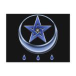 Blessing Symbol & Pentagram Postcard