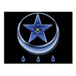 Blessing Symbol & Pentagram Postcard