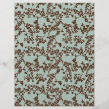 Blessings Aqua  Dual-sided Scrapbook Paper 2 Flyer