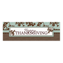 Blessings Aqua Skinny Gift Tag Business Cards