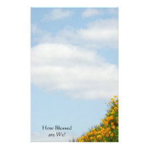 Blessings Stationery How Blessed are We! Blue Sky