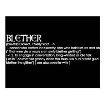 Blether Post Cards
