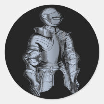 Bleu Knight Sticker