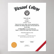 "Blew off college" Posters