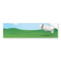 Blimp Bumper Sticker