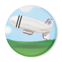 Blimp Fridge Magnet
