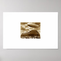 Blimp Hanger Akron Ohio Print