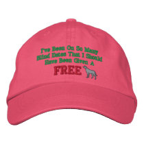 Blind Dates Embroidered Hat
