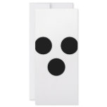 blind icon personalized rack card