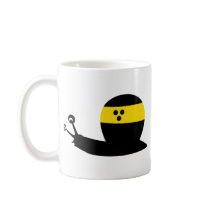 blind snail icon coffee mugs