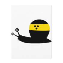blind snail icon post cards