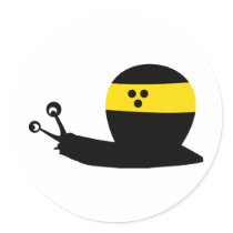 blind snail icon stickers