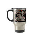 Blind Squirrel Travel Mug (Black Background)