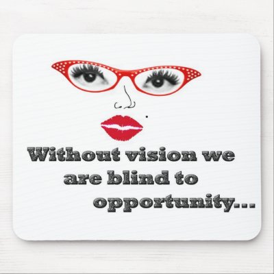 blind to opportunity mouse pads by jvinnyg