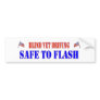 BLIND VET driving Bumper Sticker