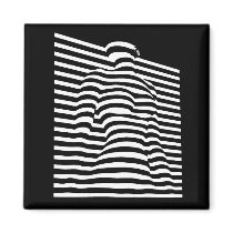 Blind Woman of Venice Fridge Magnets