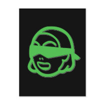 Blindfold Postcard