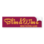 BlindWine Bumper Sticker