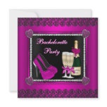 Bling and Bubbly Bachelorette Invite invitations