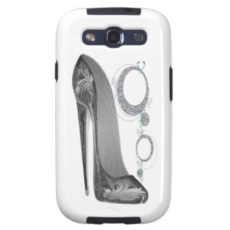 Bling and Groovy Stiletto Shoe Art Samsung Galaxy S3 Covers